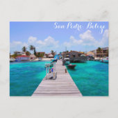 Belize San Pedro Beach Ambergris Caye Briefkaart (Voorkant)