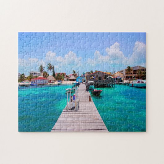 Belize San Pedro. Legpuzzel (Horizontaal)