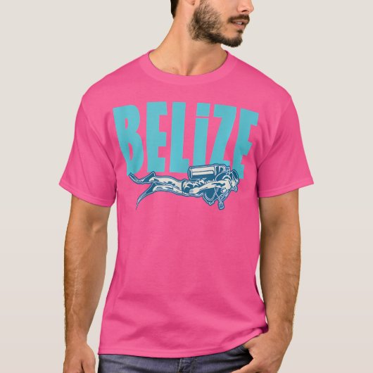 Belize Scuba Diving T-shirt (Voorkant)