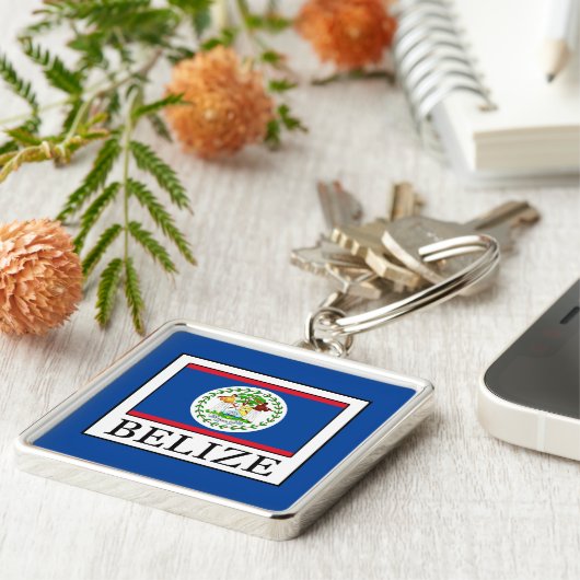 Belize Sleutelhanger (Zijkant)