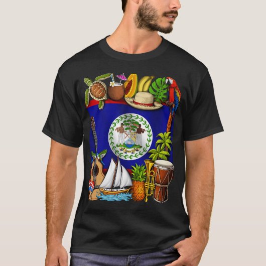 Belize T-shirt (Voorkant)