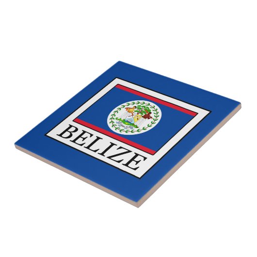 Belize Tegeltje (Zijkant)