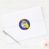 Belize Toucan Belizean Nationale Dierenvlag Ronde Sticker (Envelop)