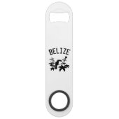 Belize Toucan Silhouette Speed Flessenopener (Voorkant)