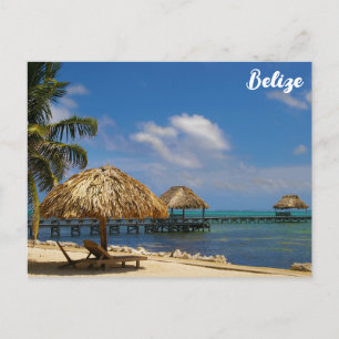 Belize Tropical Beach Ambergris Caye Briefkaart