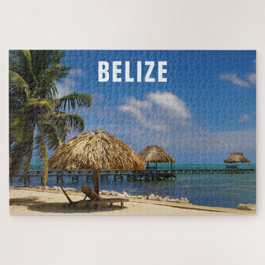 Belize Tropical Beach Ambergris Caye Legpuzzel (Horizontaal)