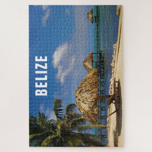 Belize Tropical Beach Ambergris Caye Legpuzzel (Verticaal)