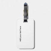 Belize Tropical Beach Bagagelabel (Achterkant verticaal)