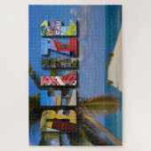 Belize Tropical Beach Blue Ocean Travel Legpuzzel (Verticaal)