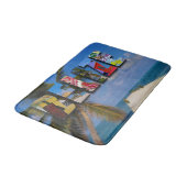 Belize Tropical Beach Blue Ocean Travel Photo Badmat (Gekanteld)