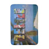 Belize Tropical Beach Blue Ocean Travel Photo Badmat (Voorkant Verticaal)