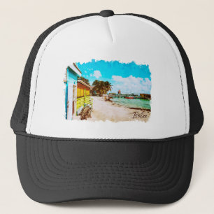 Belize Tropical Paradise Travel Trucker Pet