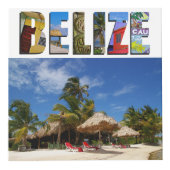 Belize Vacation Travel Photos Creëer je eigen foto Kubus (Voorkant)