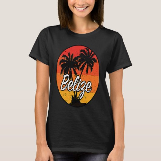 Belize Vacation Travel Souvenir T-shirt (Voorkant)