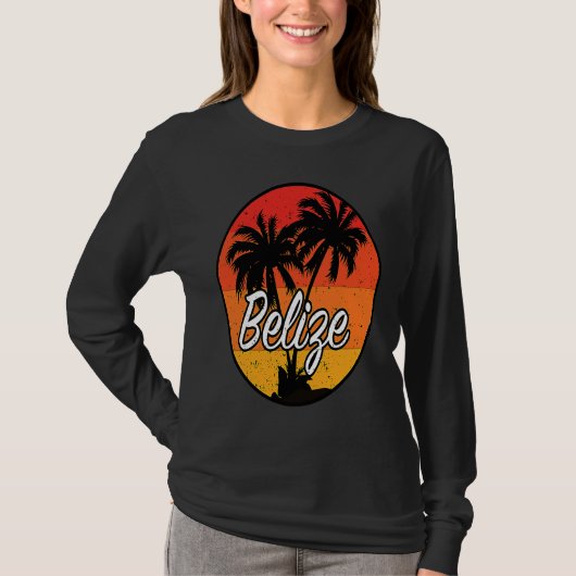 Belize Vacation Travel Souvenir T-shirt (Voorkant)
