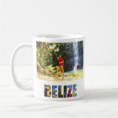 Belize Vacking Trip Creëer Uw eigen reisfoto Koffiemok (Links)