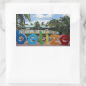Belize vakantie rechthoekige sticker (Tas)
