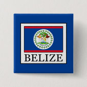 Belize Vierkante Button 5,1 Cm (Voorkant)