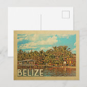 Belize Vintage Travel Briefkaart (Voorkant / Achterkant)