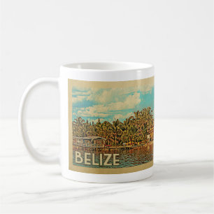 Belize Vintage Travel Koffiemok