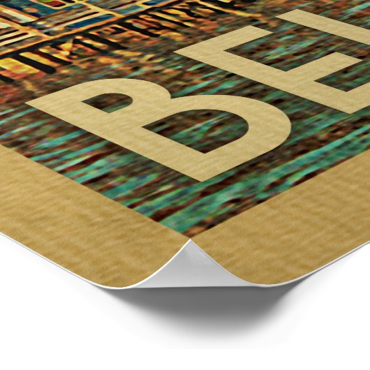 Belize Vintage Travel Poster (Hoek)