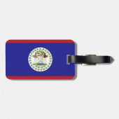 Belize vlag bagagelabel (Achterkant horizontaal)