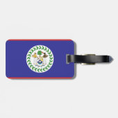 Belize vlag bagagelabel (Achterkant horizontaal)