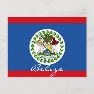 Belize vlag briefkaart