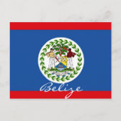 Belize vlag briefkaart (Voorkant)