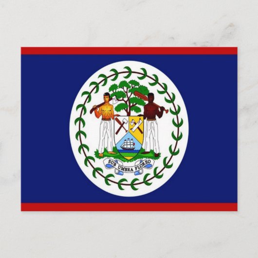 Belize - vlag - briefkaart (Voorkant)