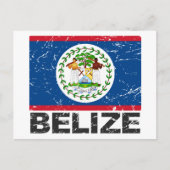 Belize  vlag briefkaart (Voorkant)