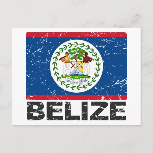 Belize  vlag briefkaart (Voorkant)