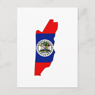 Belize vlag briefkaart