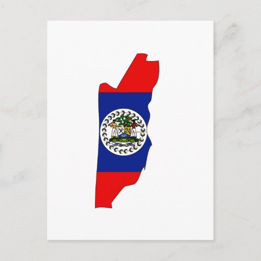Belize vlag briefkaart (Voorkant)
