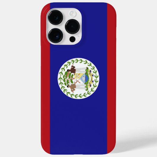 Belize vlag Case-Mate iPhone case (Achterkant)