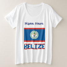 Belize Vlag gepersonaliseerd