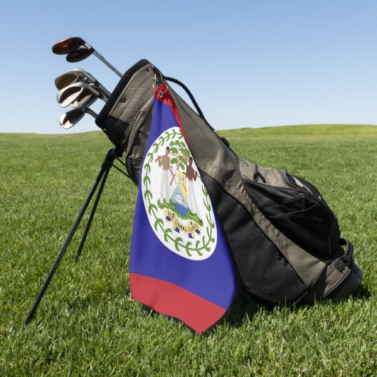 Belize vlag golfhanddoek (Groen)