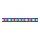 Belize vlag grosgrain lint (Voorkant)