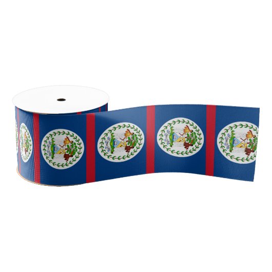 Belize vlag grosgrain lint (Spoel)