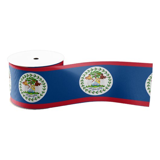 Belize vlag grosgrain lint (Spoel)