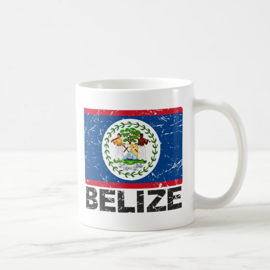 Belize  vlag koffiemok (Rechts)