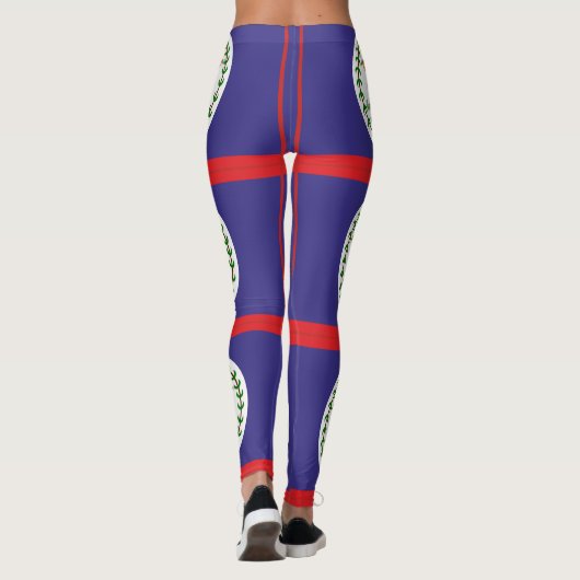 Belize vlag leggings (Achterkant)