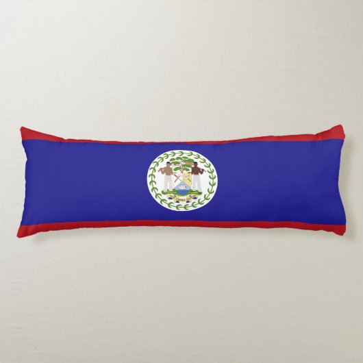 Belize vlag lichaamskussen (Voorkant)