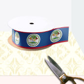 Belize Vlag lint, Belize mode /sport Satijnen Lint