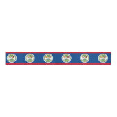 Belize Vlag lint, Belize patriotten / sport Grosgrain Lint (Voorkant)
