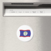 Belize Vlag Magneet (Insitu (Vaatwasser))