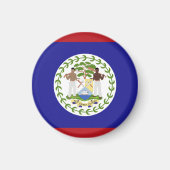 Belize vlag magneet (Voorkant)