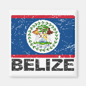Belize  vlag magneet (Voorkant)