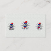 Belize vlag Map 2.0 Visitekaartje (Achterkant)