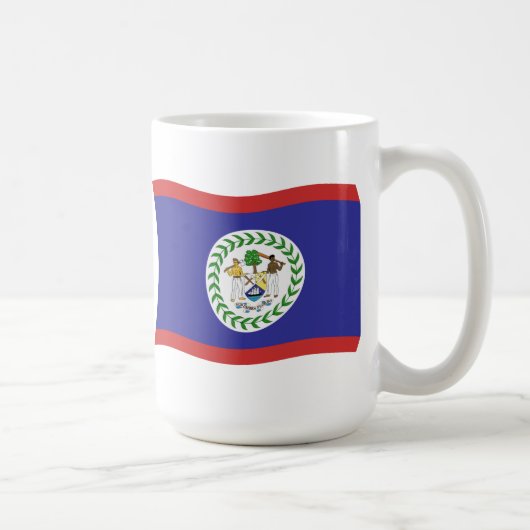 Belize Vlag Mok (Rechts)